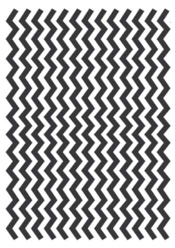 Printed Wafer Paper - Chevron Black - Click Image to Close